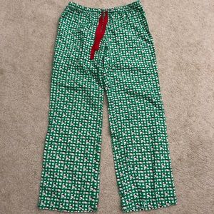 Vineyard Vines Santa Whale Logo Pajama Pants Small